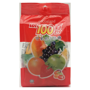 LOT 100 GUMMY ASSORTED 1X130G