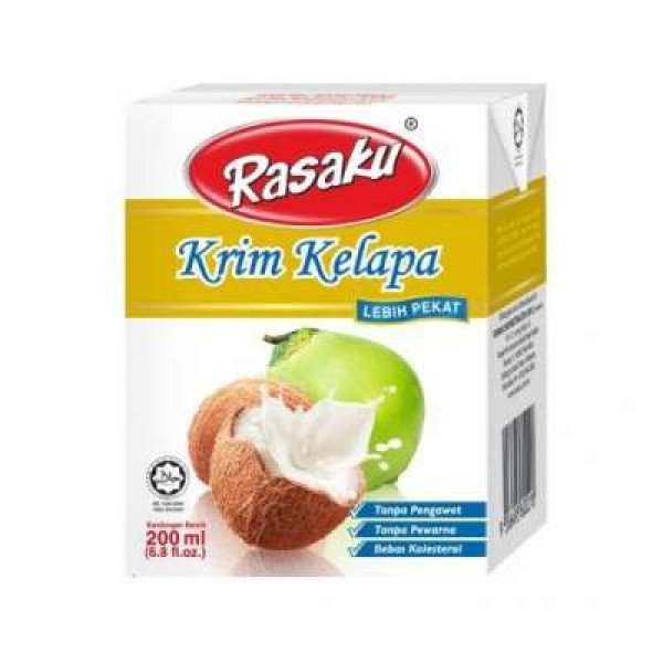 RASAKU COCONUT CREAM 24% 1X200ML