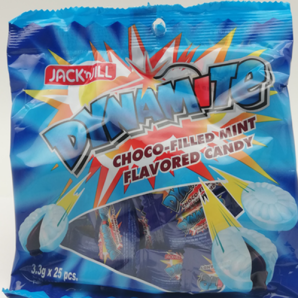 DYNAMITE CHOC FILLED MINT CAND 1 x25X3.3G