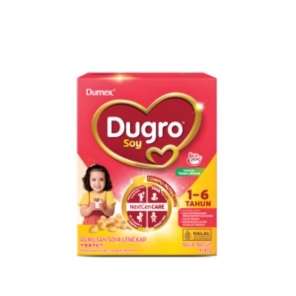 DUMEX DUGRO 1+ SOY FORMULATED MILK POWDER (400G)