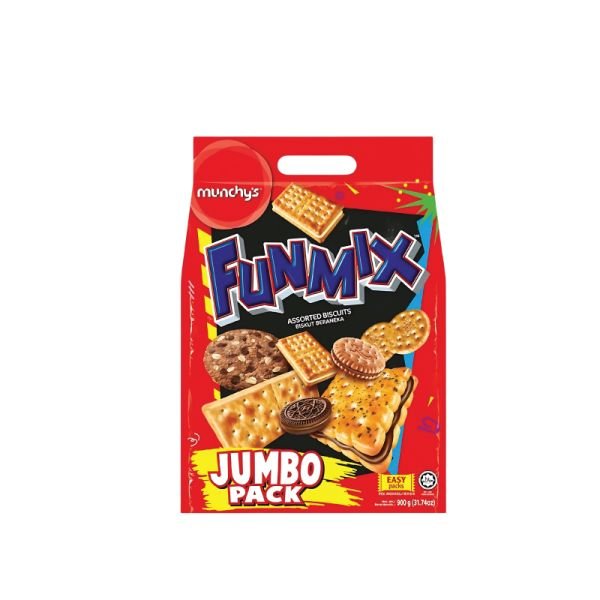 MUNCHY'S FUNMIX ASSORTED BISCUITS - BIG VALUE PACK (900G)
