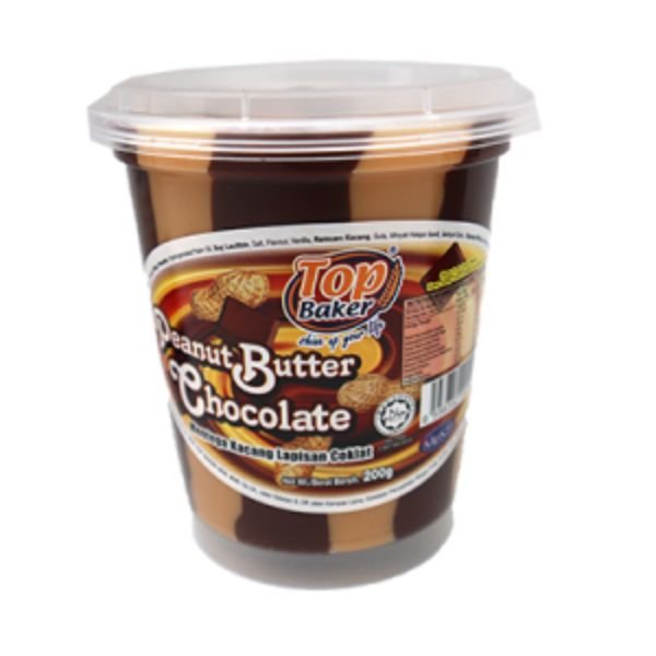 TOP BAKER CHOCOLATE PEANUT JAM 1X255G