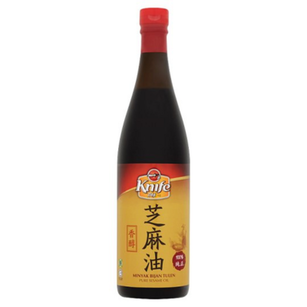 KNIFE BRAND PURE SESAME OIL (630ML)