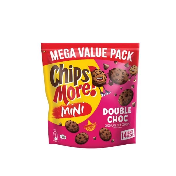 CHIPSMORE MINI CHOCOLATE CHIP COOKIES - DOUBLE CHOC MEGA PAC