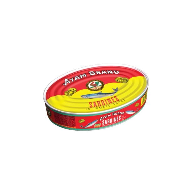 AYAM BRAND SARDINES IN TOMATO SAUCE - TIN/OVAL PACK (425G)
