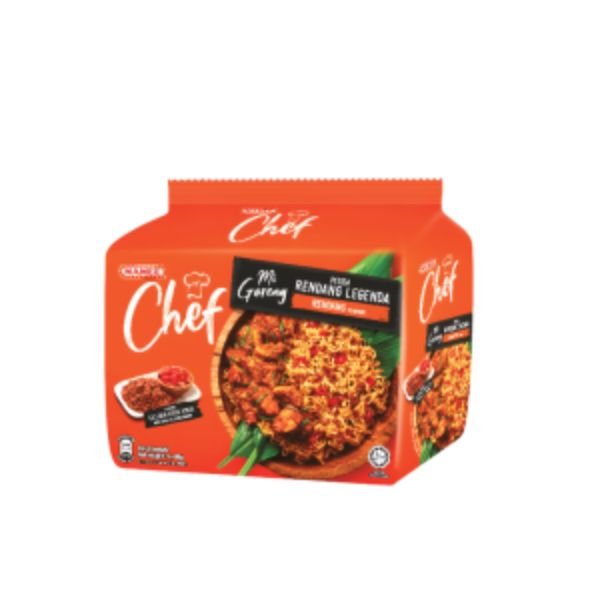 MAMEE CHEF MI GORENG RENDANG FLAVOUR (4X89G)