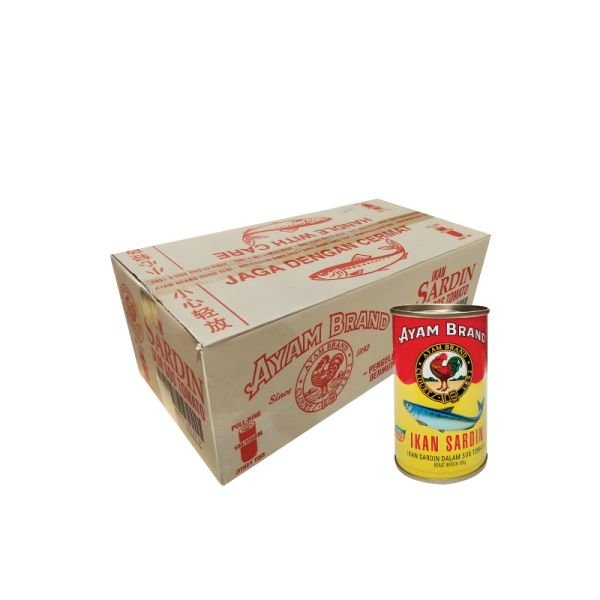 AYAM BRAND SARDINES IN TOMATO SAUCE - TALL TIN PACK (36X425G