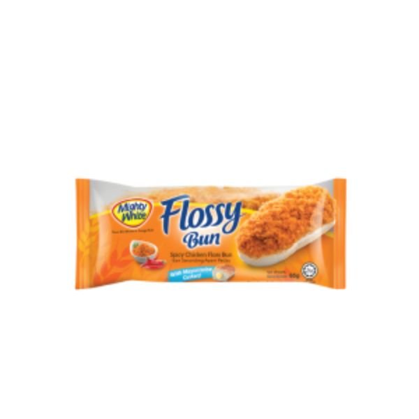 MIGHTY WHITE FLOSSY BUN - SPICY CHICKEN FLOSS (65G)