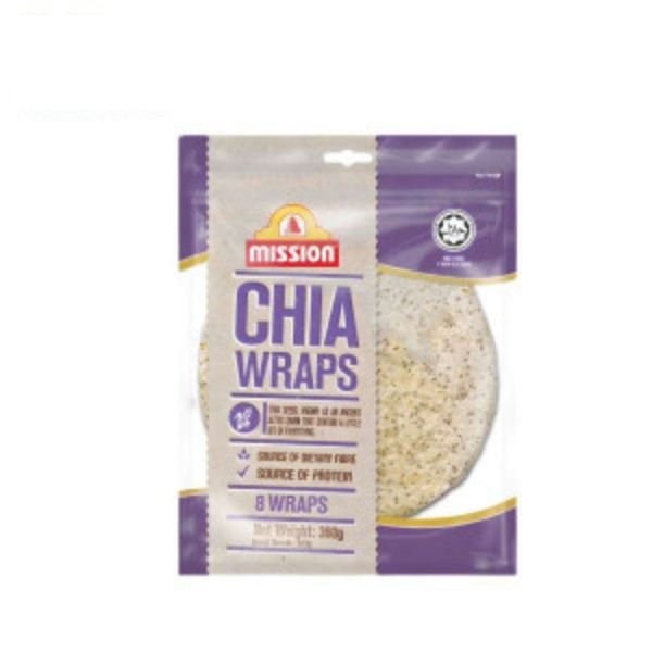 MISSION WRAPS - CHIA SEED (8'S)