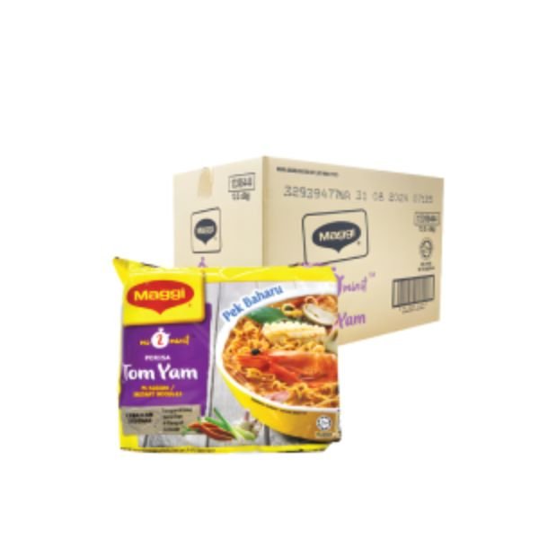 MAGGI 2-MINUTE INSTANT NOODLES - TOM YAM (12 PACKS OF 5X80G)