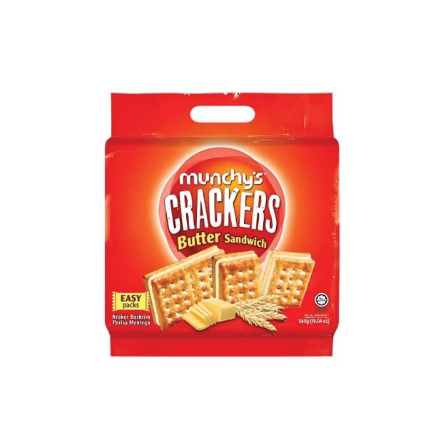 MUNCHY'S CRACKERS - BUTTER SANDWICH (540G)