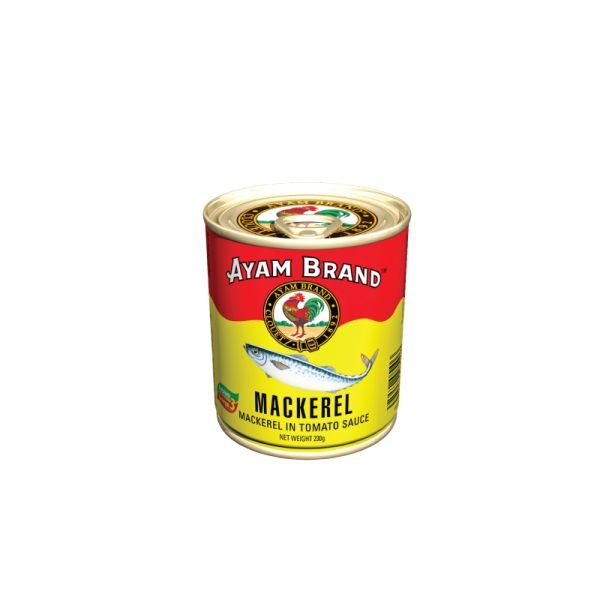 AYAM BRAND MACKEREL IN TOMATO SAUCE (230G)