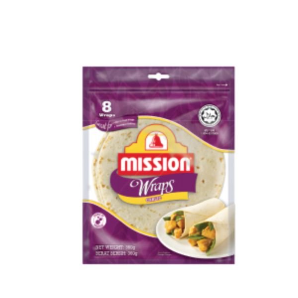 MISSION WRAPS - GARLIC (360G)