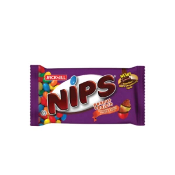 JACK 'N JILL NIPS PEANUT & RAISIN (90G)