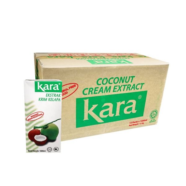 KARA COCONUT CREAM UHT MILK (12X1L)