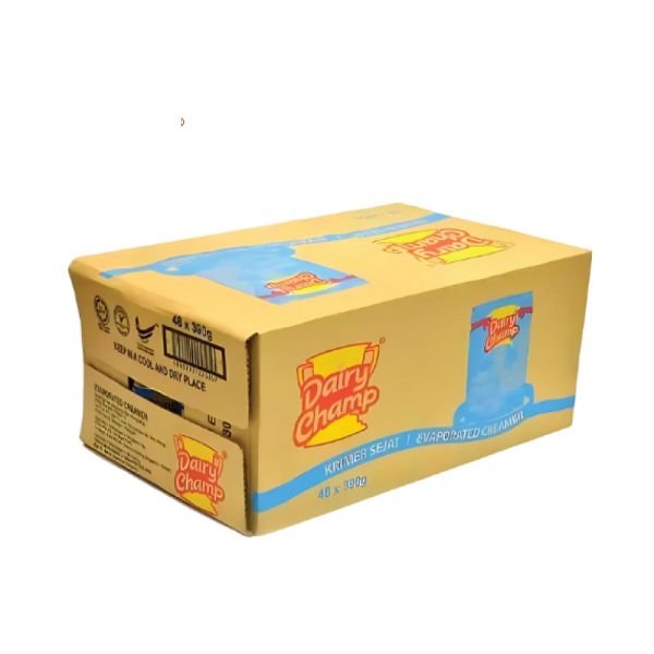 DAIRY CHAMP EVAPORATED CREAMER (48X390G)