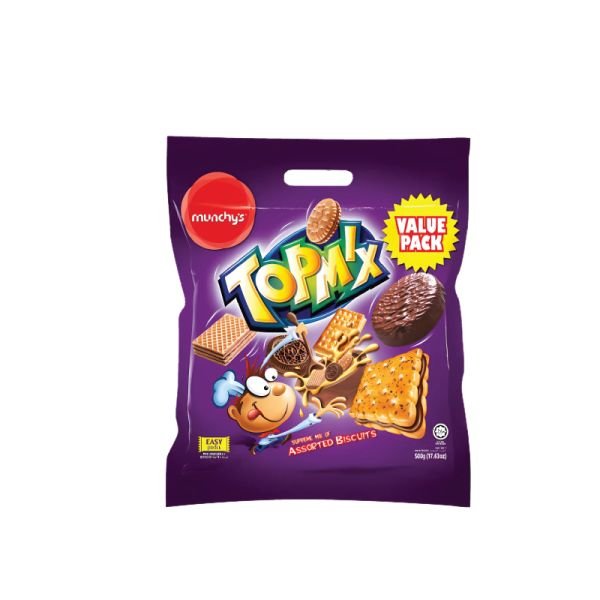MUNCHY'S TOPMIX ASSORTED BISCUITS (500G)