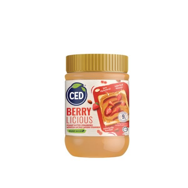 CED PEANUT BUTTER WITH STRAWBERRY STRIPES (500G)