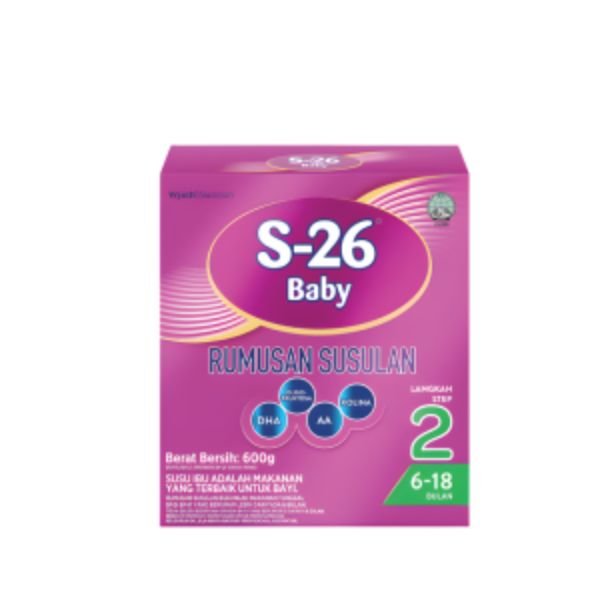 S-26 BABY STEP 2 FOLLOW-ON FORMULA (600G)