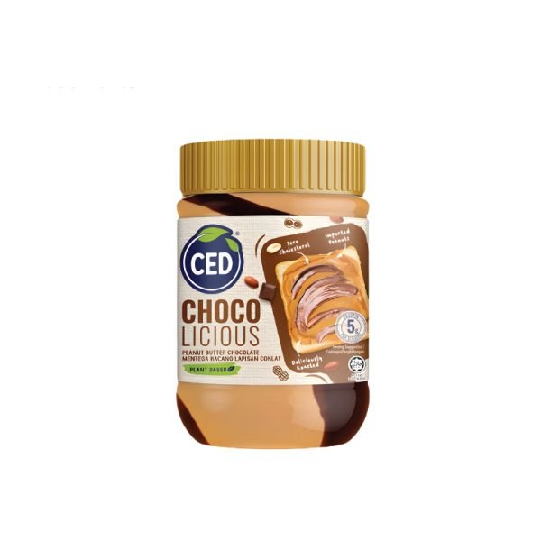 CED PEANUT BUTTER WITH CHOCOLATE STRIPES (500G)