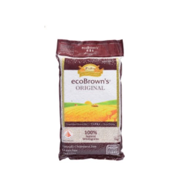 ECOBROWN'S ORIGINAL UNPOLISHED BROWN RICE (5KG)