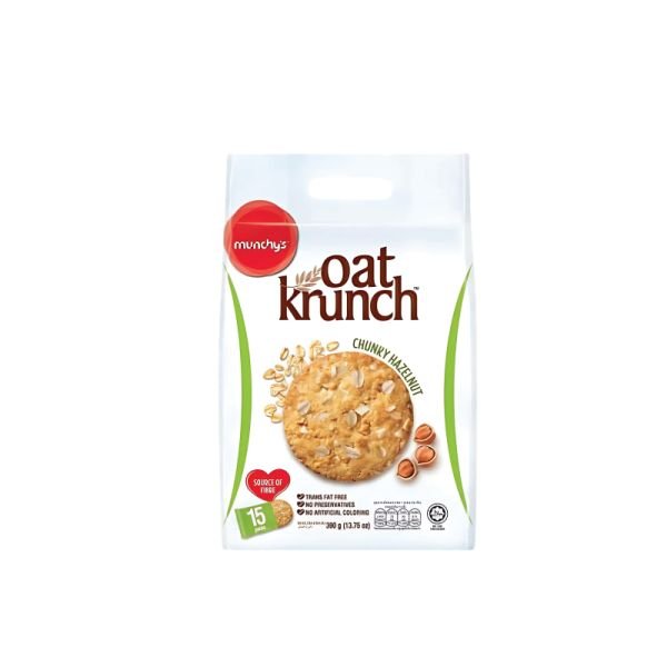 MUNCHY'S OAT KRUNCH - CHUNKY HAZELNUT (390G)