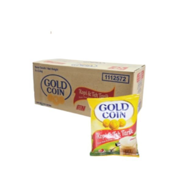 GOLD COIN KOPI & TEH TARIK SWEETENED CREAMER - POUCH (8X2.5K
