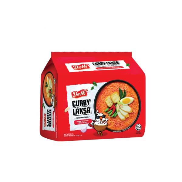 DONMI INSTANT VERMICELLI CURRY LAKSA FLAVOUR (5X135G)