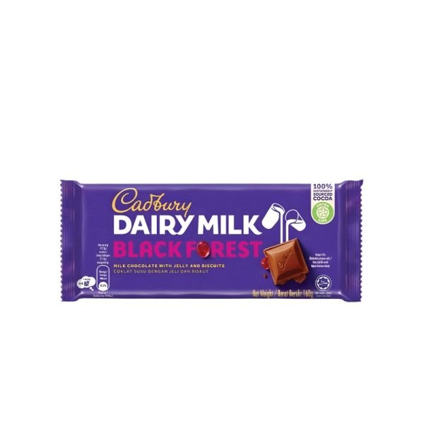 CADBURY DAIRY MILK CHOCOLATE - BLACK FOREST (130G)