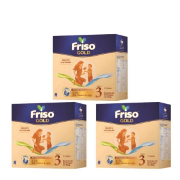 FRISO GOLD MILK FORMULA STEP 3 (3X400G)