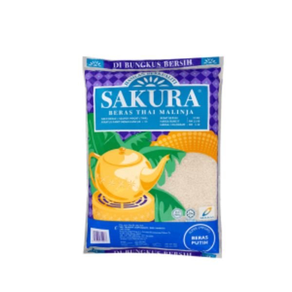SAKURA THAI MALINJA 10% BROKEN WHITE RICE (10KG)