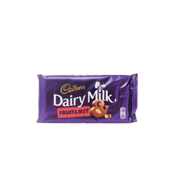 CADBURY DAIRY MILK CHOCOLATE - FRUIT & NUT (130G)