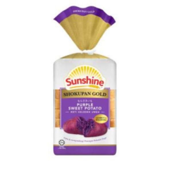 SUNSHINE SHOKUPAN GOLD PURPLE SWEET POTATO LOAF (300G)