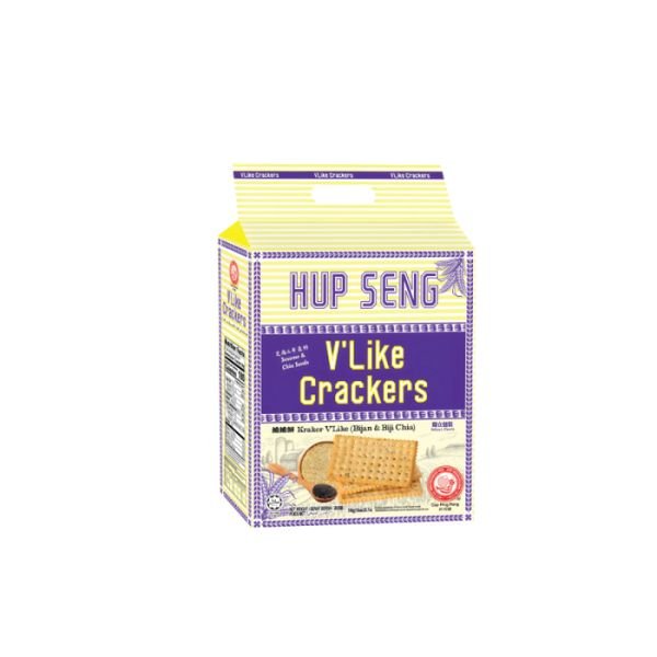 HUP SENG V-LIKE CRACKERS - CHIA SEED (10X19G)