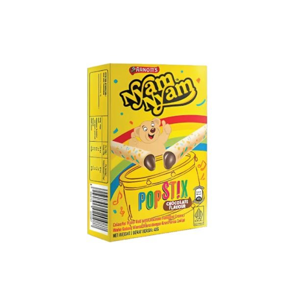 NYAM NYAM POPSTIX CHOCOLATE WAFER STICKS (48G)