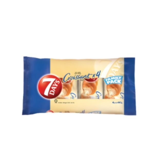 7DAYS VANILLA CROISSANT - FAMILY PACK (4X60G)