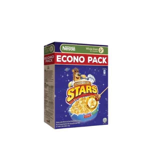 NESTLE HONEY STARS CEREAL JUMBO PACK (450G)