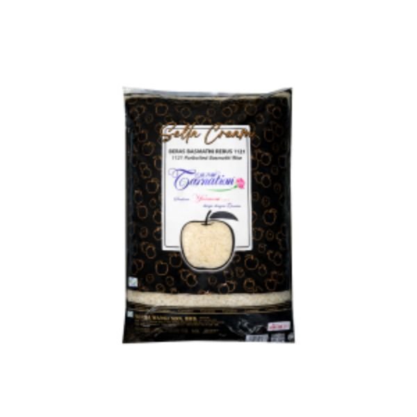 CARNATION APPLE SELLA CREAM BASMATI RICE (5KG)