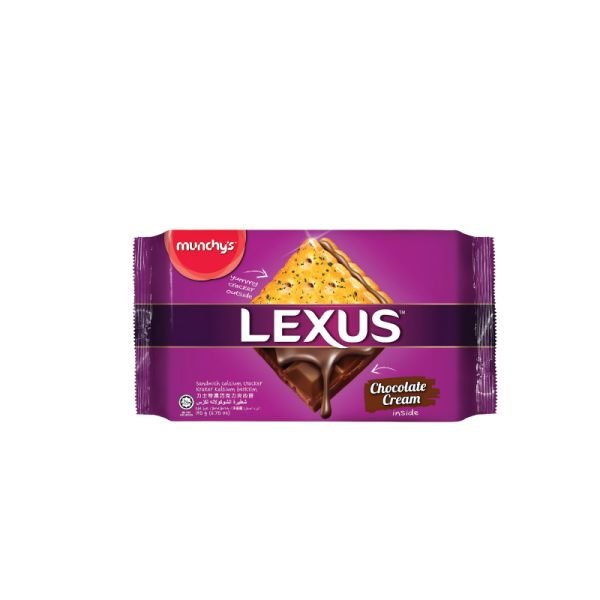 MUNCHY'S LEXUS CHOCOLATE CREAM CRACKER SANDWICH (190G)