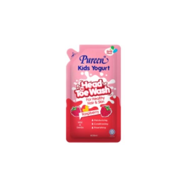 PUREEN KIDS YOGURT HEAD-TO-TOE - RASPBERRY (600ML)