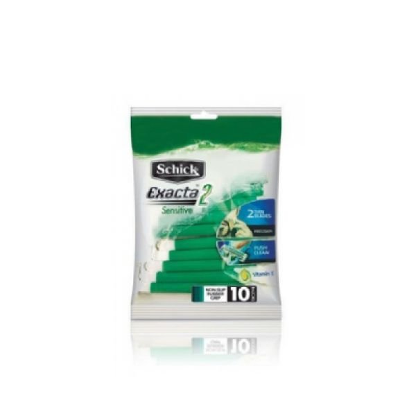 SCHICK EXACTA 2 SENSITIV 7+3'S 1X10'S