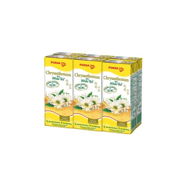 POKKA CHRYSANTHEMUM WHITE TEA PACK (6 X 250ML)