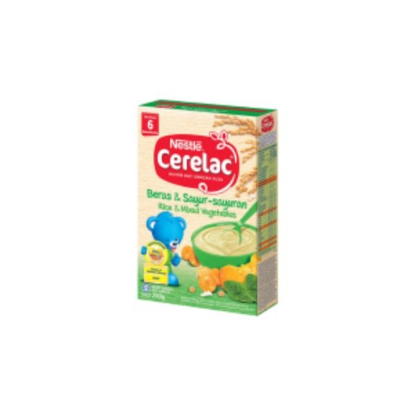 NESTLE CERELAC INFANT CEREAL - RICE & MIXED VEGETABLE (250G)
