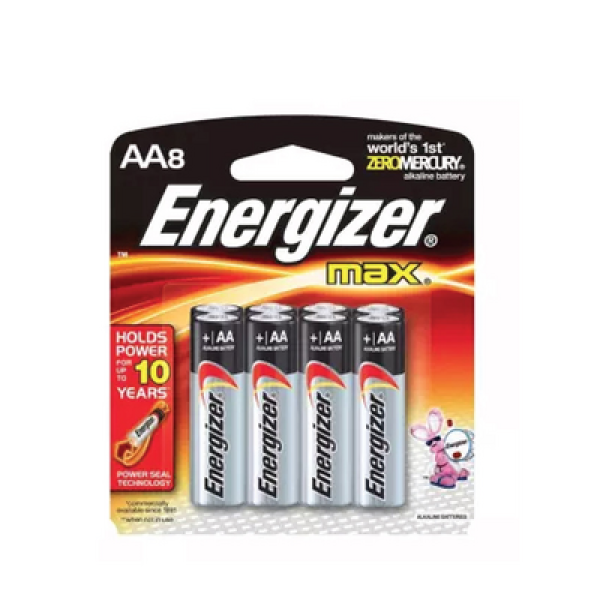 ENERGIZER MAX AA ALKALINE BATTERIES (8S)