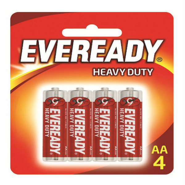 EVEREADY HEAVY DUTY AA BATTERIES (4S)