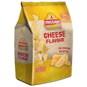 MISSION CHIPS CHEESE 1X170G