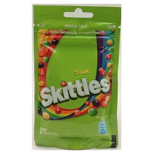 SKITTLES RSB SOUR 1X40G