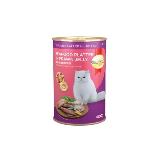 SMART HEART CAT CANNED FOOD - SEAFOOD PLATTER IN P