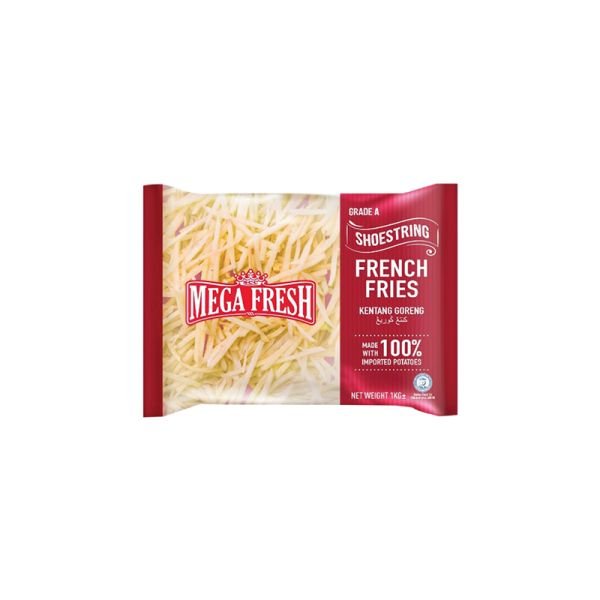 MEGA FRESH SHOESTRING FRENCH FRIES (1KG)