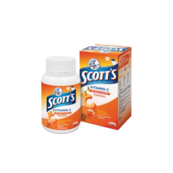 SCOTT'S VITAMIN C ORANGE PASTILLES (50S)